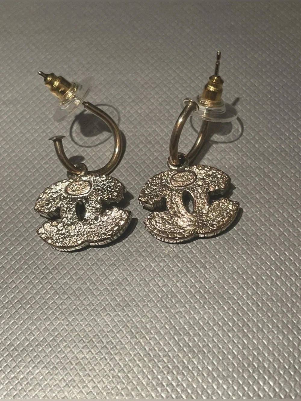 CHANEL gold tone